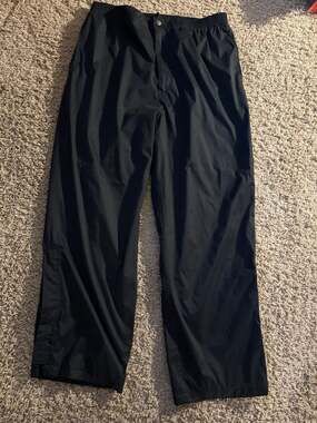Sunice Rain Pants Size XL Black Waterproof Golf Wind Pants